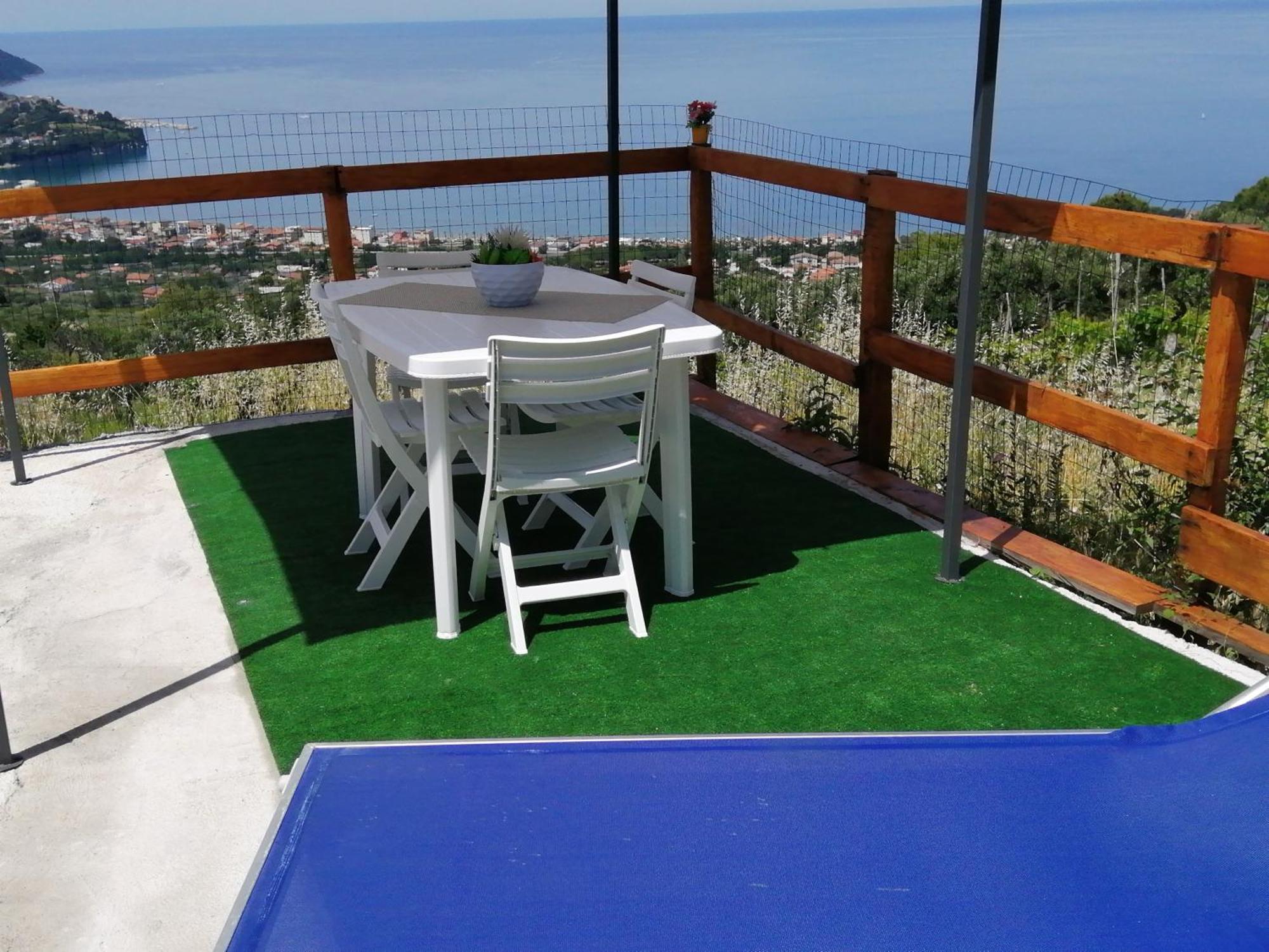 Una Terrazza Sul Mare Agropoli Rom bilde
